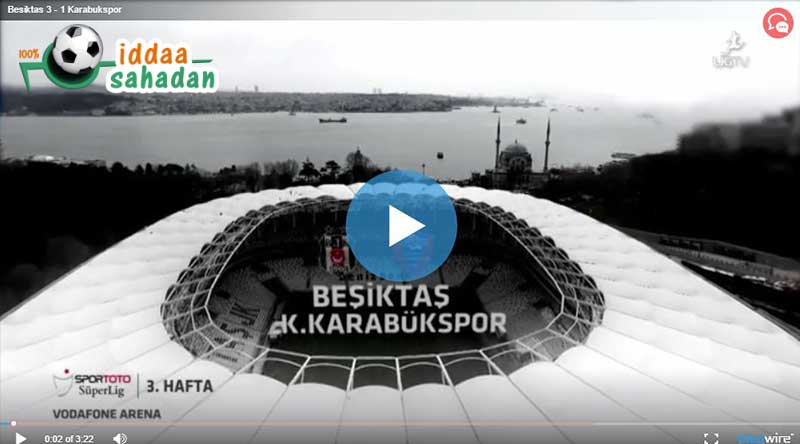 Beşiktaş Karabükspor Maçı Özeti