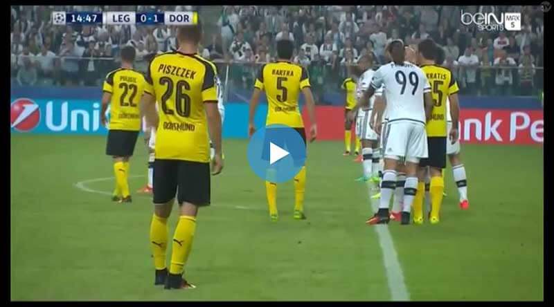 Legia Varşova Dortmund Maçı Özeti