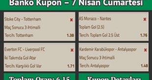 Hazır Kuponlar 7 Nisan 2018 Cumartesi